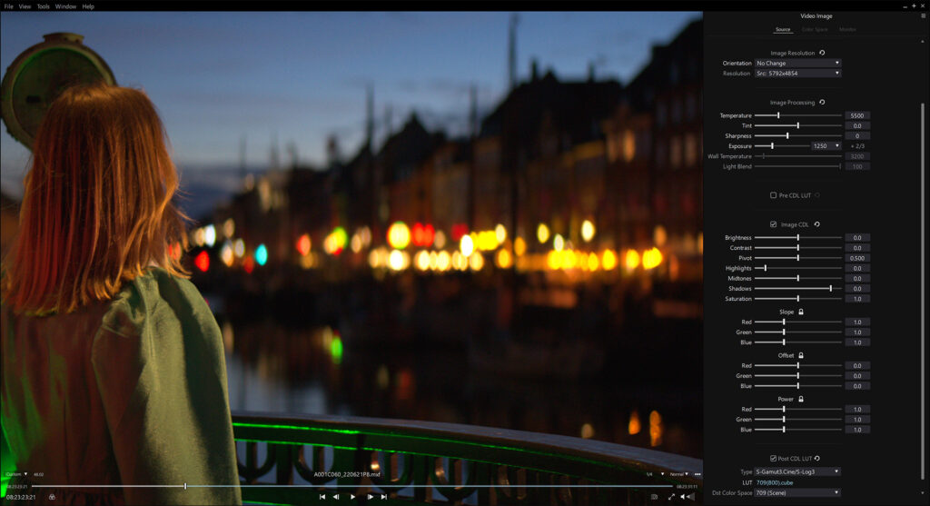 Tin Man - Playing Sony RAW file with Sony RAW Color Correction Panel